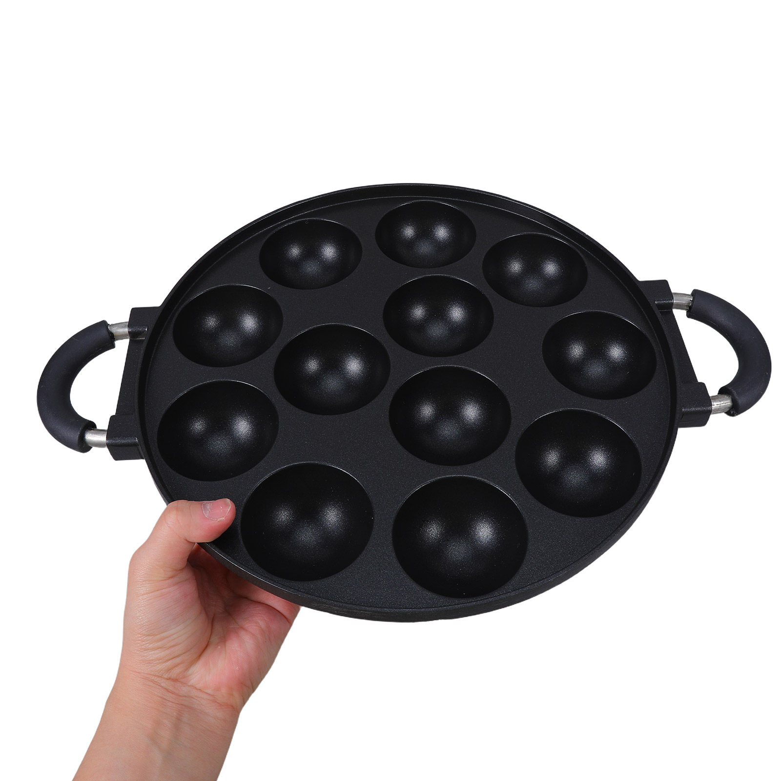 Takoyaki Grill Plate - 12 Hole Takoyaki Maker Nonstick Takoyaki