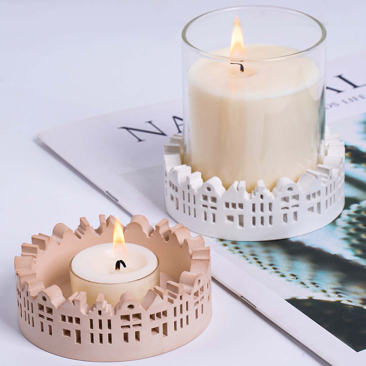 Hollow Round House Candle Hold - Potsticker Mold review and price
