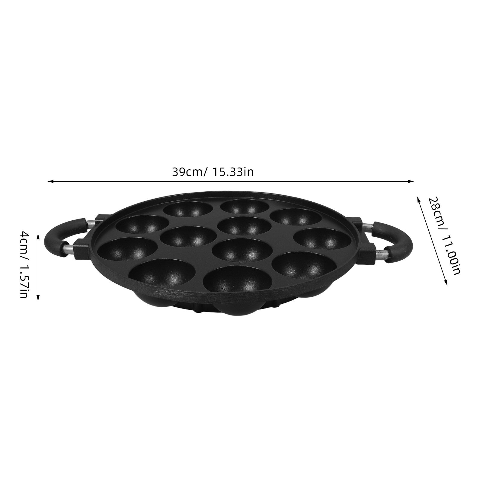 12-Hole Takoyaki Pan Nonstick  - Takoyaki Grill Plate review and price