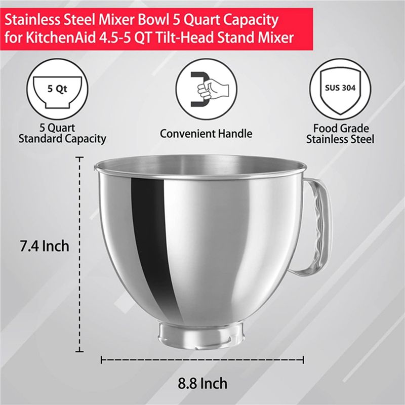 A21T 3X Stainless Steel Mixer  - Kitchenaid Mixer Artisan 5Qt review and price