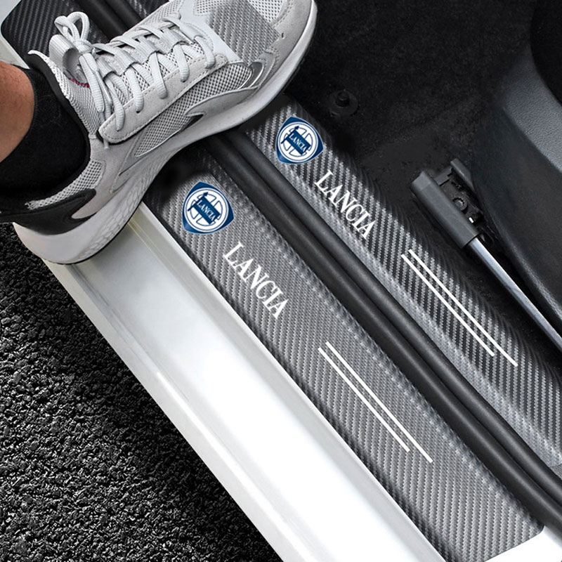 Leather Car Door Sill Plate Pr - Crepe Pan Carbon review and price